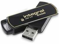 Integral INFD64GB360SEC3.0, Integral Secure 360 Encrypted USB 3.0 USB-Stick USB...