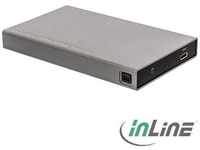 InLine 00031A, InLine USB 3.1 Gehäuse für 6 (2.5 ") Schwarz
