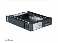 Akasa AK-IEN-03, Akasa Elite 3,5 Zoll Laufwerksrahmen für 2x 2,5 Zoll HDD/SSD