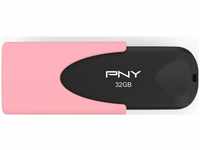 PNY FD32GATT4PAS1KL-EF, PNY ATTACHE 4 PASTEL 32GB USB2 (32 GB, USB A, USB 2.0) Pink