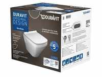 Duravit, Toilette + Bidet, Wand-WC-Set DURASTYLE Comp rim. weiß