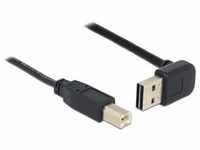 Delock USB2.0-Kabel Easy A-B: 3m, schwarz (3 m, USB 2.0), USB Kabel