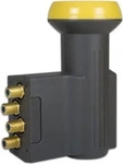 Humax L1940, Humax L1940 - F - 4 cm - Schwarz - Gr&uuml;n (Quad LNB, 40mm) (L1940)