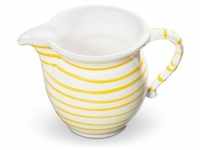 Gmundner Keramik Gelbgeflammt, Milchgießer Cup 0,5 Liter, Vorratsbehälter