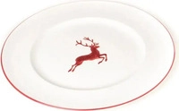 Gmundner Keramik Robinroter Hirsch Dessertteller Gourmet (&Oslash; 22cm) (22 cm)...