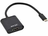 InLine 64101B, InLine USB Display Konverter (HDMI, 20 cm) (64101B) Schwarz