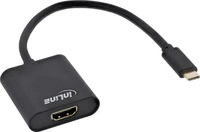 InLine 64101B, InLine USB Display Konverter (HDMI, 20 cm) (64101B) Schwarz