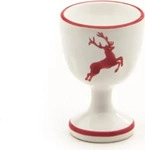 Gmundner Keramik Rubinroter Hirsch, Eierbecher (H: 7,5cm) (32746707)