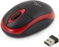 Titanum TM116R, Titanum TM116E Drahtlose 3D-Maus 2 4 GHz Schwarz / Rot (Kabellos)