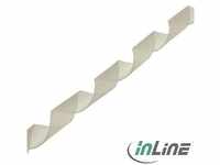 InLine 59947M, InLine Spiralband 10m (Kabelspiralschlauch, 10000 mm) Weiss