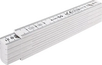 Stabila 01704, Stabila Kunststoff-Gliedermassstab Serie 1100 (1 m) (01704) Weiss
