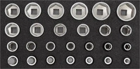 Gedore Red 3301708, Gedore Red red R22150009 Steckschl&uuml;ssel-Satz 1/2" 2/6...