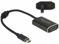 Delock 62988, Delock USB Typ-C zu (USB Typ-C, HDMI, 20 cm) Schwarz