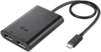 i-tec C31DUAL4KDP, i-tec USB C zu (DP, 7 cm) (C31DUAL4KDP) Schwarz
