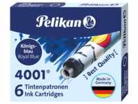 Pelikan, Ersatzpatrone, 4001 TP/6 (Füllertinte, Blau)