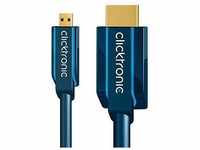 clicktronic 70330, clicktronic micro HDMI (Typ D) - HDMI (Typ A) (5 m, HDMI) (70330)