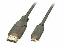 Lindy micro HDMI (Typ D) — HDMI (Typ A) (2 m, HDMI), Video Kabel