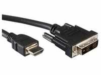 Value DVI — HDMI (Typ A) (5 m, HDMI, DVI), Video Kabel