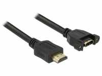 Delock HDMI (Typ A) — HDMI (Typ A) (1 m, HDMI), Video Kabel