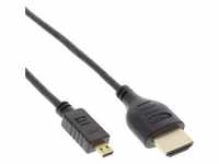 InLine HDMI (Typ A) — micro HDMI (Typ D) (1 m, HDMI), Video Kabel