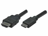Manhattan HDMI (Typ A) — mini HDMI (Typ C) (1.80 m, HDMI), Video Kabel