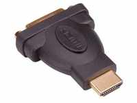 Roline HDMI zu (DVI, 5 cm), Data + Video Adapter, Schwarz