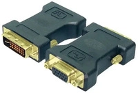 LogiLink 7100030, LogiLink Video Adapter (VGA, 3.50 cm) (7100030) Schwarz
