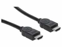 Manhattan HDMI (Typ A) — HDMI (Typ A) (1 m, HDMI), Video Kabel
