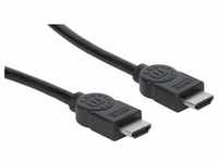 Manhattan HDMI (Typ A) — HDMI (Typ A) (2 m, HDMI), Video Kabel