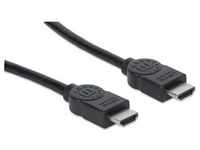 Manhattan HDMI (Typ A) — HDMI (Typ A) (15 m, HDMI), Video Kabel