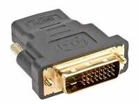Roline DVI - HDMI Adapter (HDMI, 5 cm), Data + Video Adapter, Schwarz