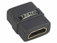 Lindy Doppelkupplung (HDMI, 3.50 cm), Data + Video Adapter, Schwarz