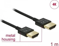 Delock 84771, Delock HDMI (Typ A) - HDMI (Typ A) (1 m) (84771) Schwarz