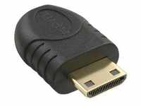 InLine HDMI Adapter (Mini HDMI), Data + Video Adapter, Schwarz