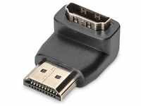 Digitus HDMI Adapter, A UltraHD 60p (HDMI, 1.50 cm), Data + Video Adapter, Schwarz