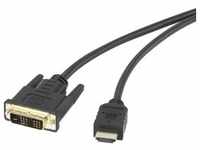 Renkforce Videokabel (1.80 m, HDMI, DVI), Video Kabel