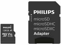 Philips FM12MP45B/00, Philips MicroSDXC Class 10 UHS-I U1 mit Adapter (microSDXC, 128