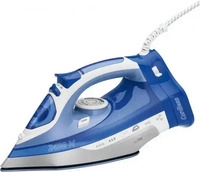 Clatronic 13382, Clatronic DB 3706 cordless Dampfb&uuml;geleisen Keramiksohle weiss-blau