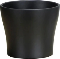 Scheurich 33653, Scheurich Blumentopf Anthrazit &Oslash; 27 cm (27 x 23 cm) (33653) Schwarz