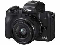 Canon 2680C022, Canon EOS M50 Kit (15 - 45 mm, 24.10 Mpx, APS-C / DX) Schwarz