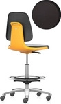 Bimos 228213, Bimos Arbeitsstuhl Labsit 4, PU orange Sitzh&ouml;he 560-810 mm (56 - 81