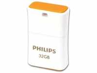 Philips FM32FD85B/00, Philips Pico Edition (32 GB, USB A) Grau/Weiss