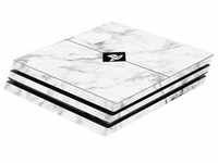 Pyramide Software Pyramide Skin für PS4 Pro Konsole White Marble Cover PS4 Pro