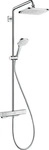 hansgrohe 27660000, hansgrohe Showerpipe CROMA E 280 1jet EcoSm 9 l/min mit