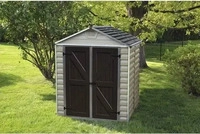 Palram Ger&auml;tehaus - Canopia Skylight 6x5 Tan mit Fussboden 185,5 x 153,5 cm braun
