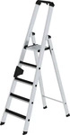 Munk 041505, Munk Stufen-Stehleiter einseitig begehbar mit clip-step 5 Stufen
