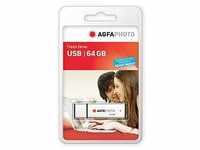AGFAPHOTO USB 2.0 silver 4GB (4 GB, USB 2.0, USB A) (10409394) Silber