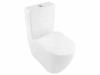Villeroy & Boch, Toilette + Bidet, V&B Stand-WC SUBWAY 2.0 ti. 37x70cm spülrandlos