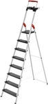Hailo 8050-807, Hailo L100 TopLine, Alu-Sicherheits-Stehleiter, 8 Stufen (Stehleiter,