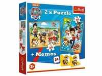 Trefl PAW 2in1 Puzzles + Memo (78 Teile)